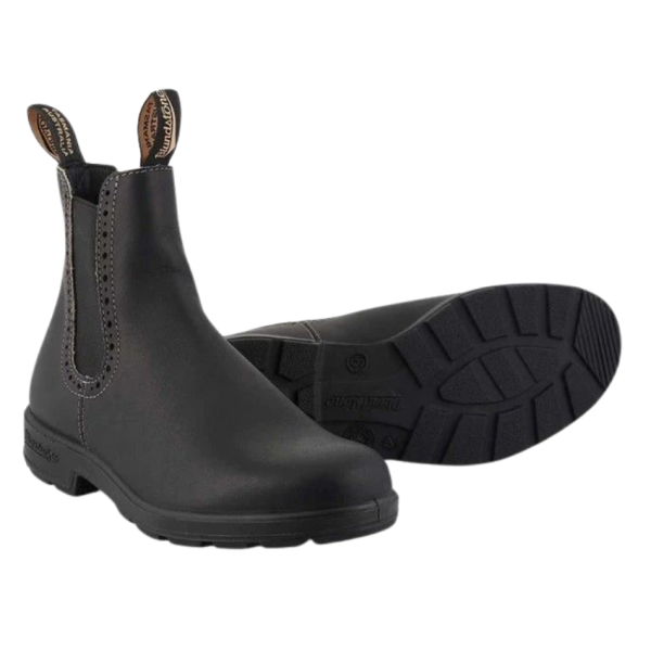 1448 Brogue Chelsea Boot (Black)
