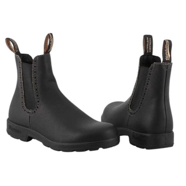 1448 Brogue Chelsea Boot (Black)