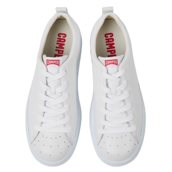 Runner Four Leather Trainer (White)