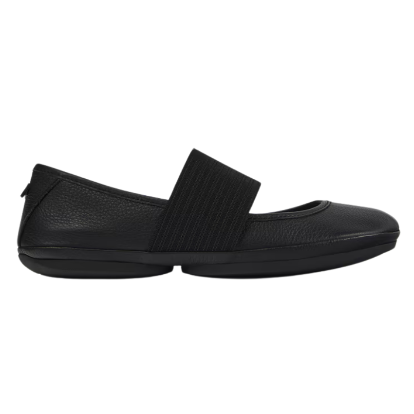 Right Nina Leather Pump (Black)