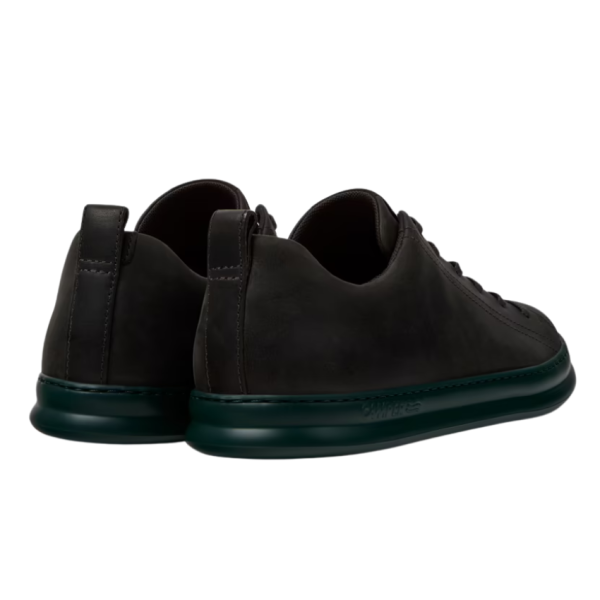 Runner Four Leather Trainer (Grey/Green)