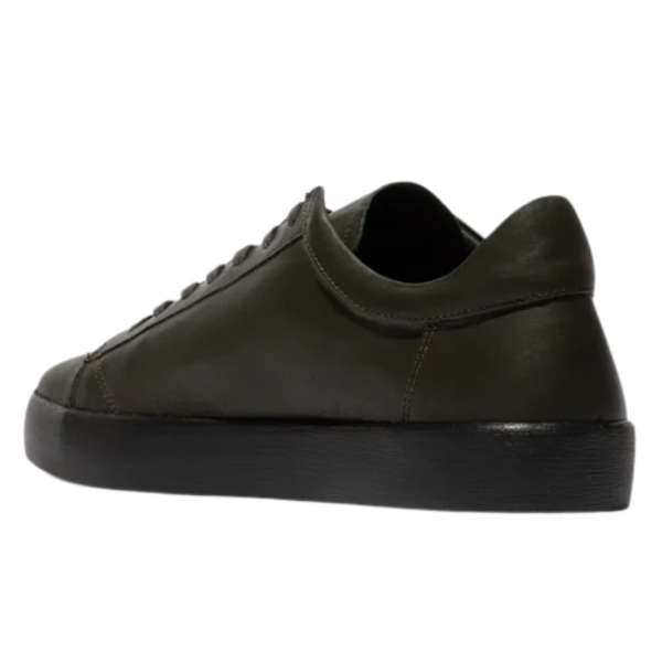 Rick Leather Lace Shoe (Dark Olive)