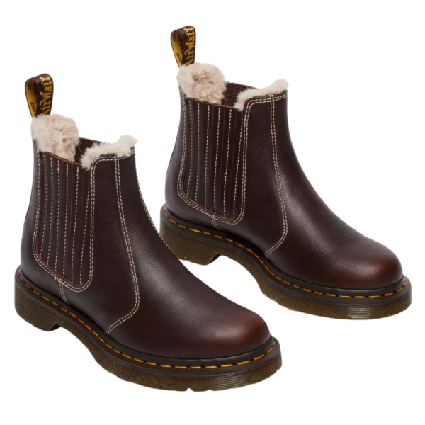 2976 Leonore II Faux Fur Lined Chelsea (Brown)