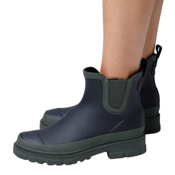 Lua Mate Ankle Welly (Black/Khaki)