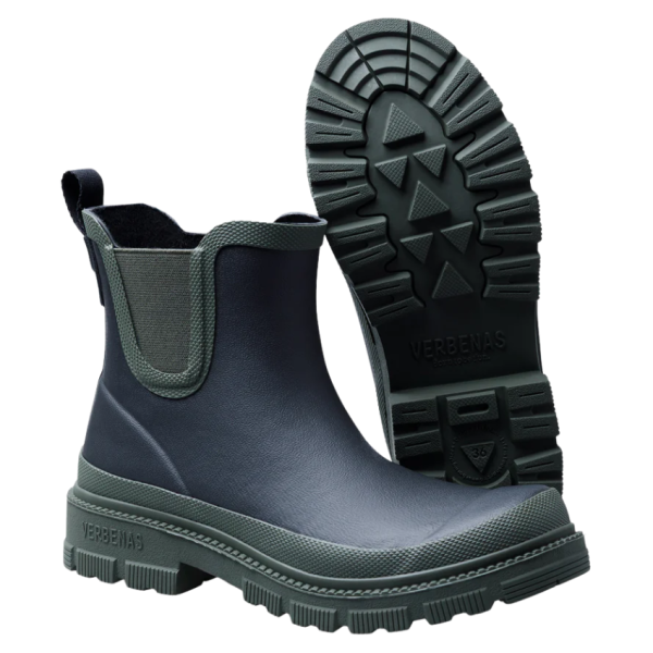 Lua Mate Ankle Welly (Black/Khaki)