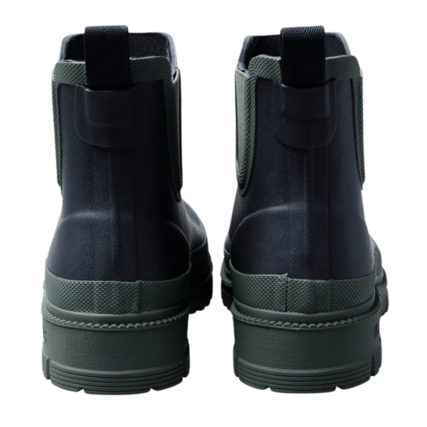 Lua Mate Ankle Welly (Black/Khaki)