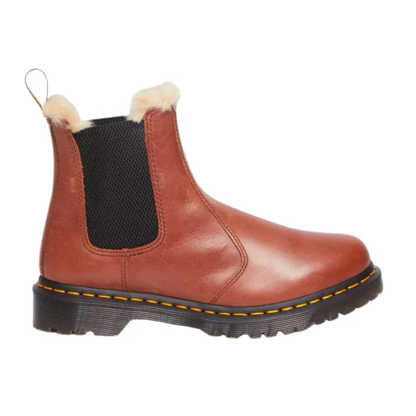 Dr Martens 2976 Leonore Faux Fur Lined Tan