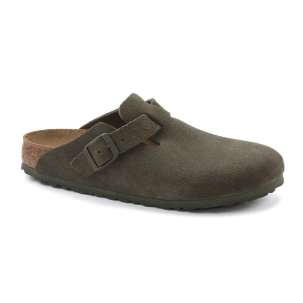 Birkenstock Boston Suede Clog (Thyme)