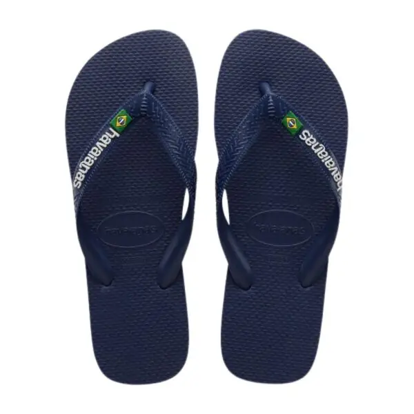 Brasil Logo Flip Flop (Navy)