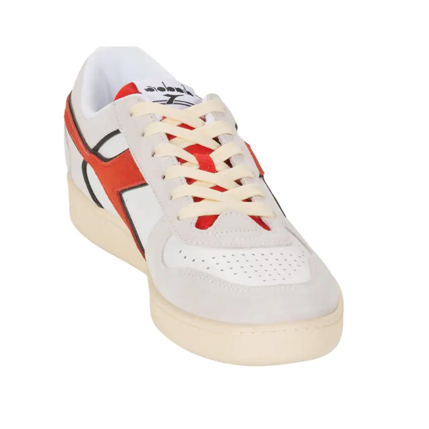 Magic Basket Lo Trainer - White/Red