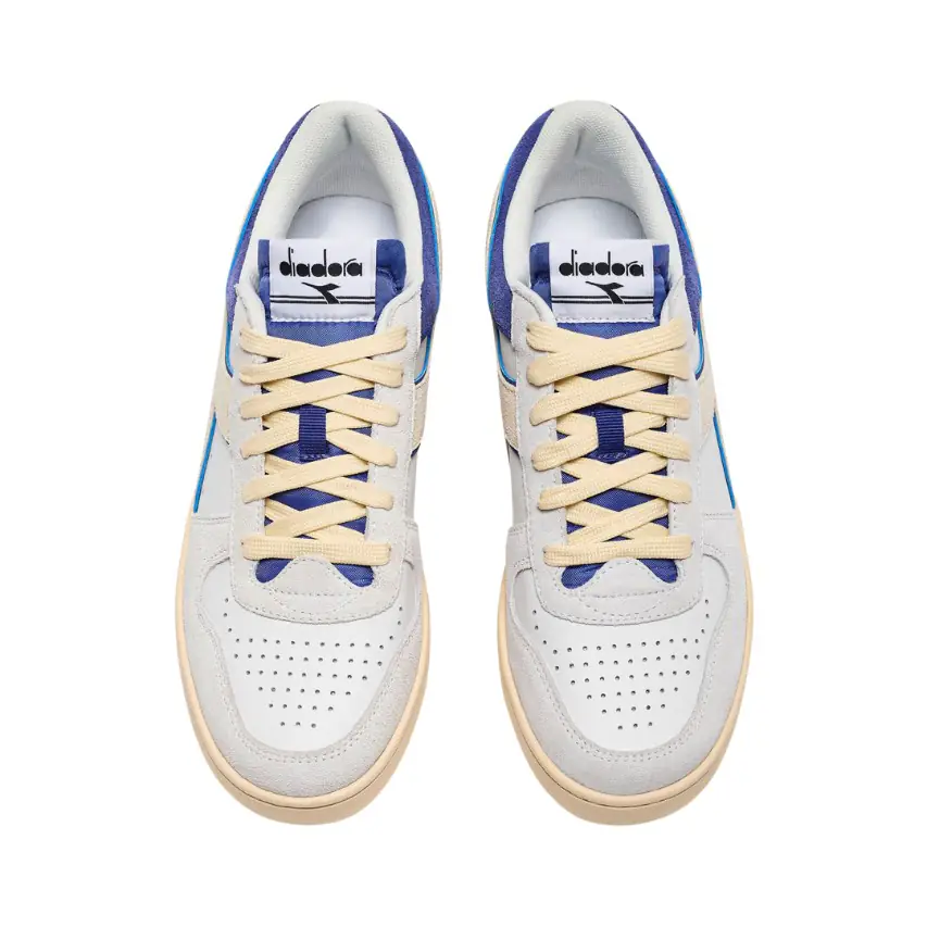 Magic Basket Lo Trainer - White/Blue