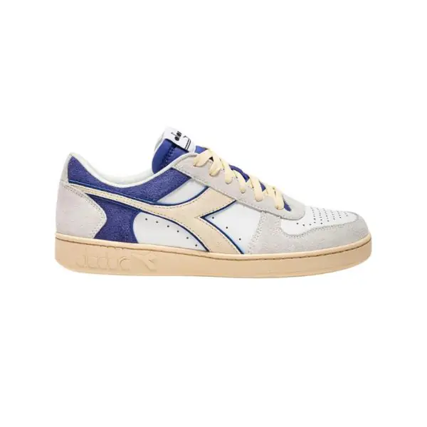 Magic Basket Lo Trainer - White/Blue