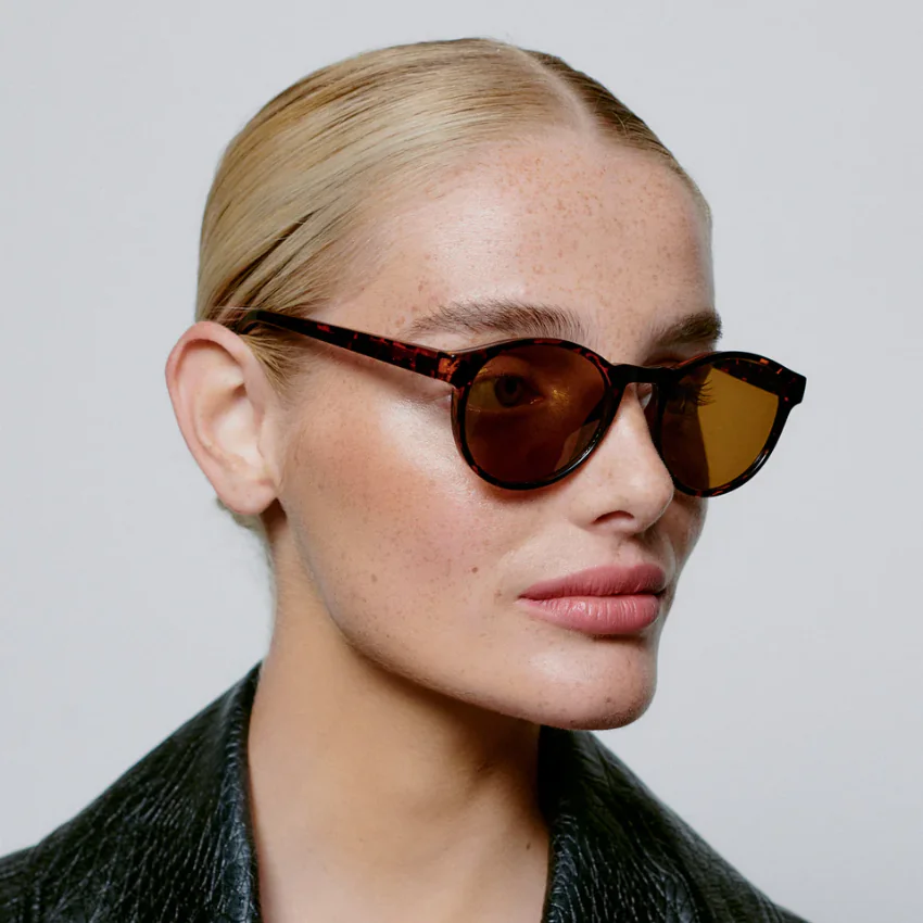 A.Kjaerbede Marvin Sunglasses (Black/Demi Tortoise)