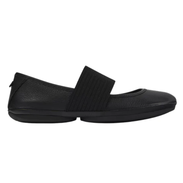 Right Nina Leather Pump (Black)