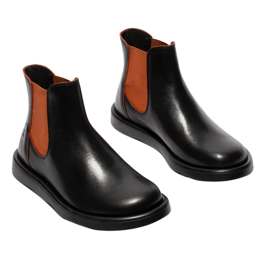 Fly Tich Chelsea Boot (Black/Red)